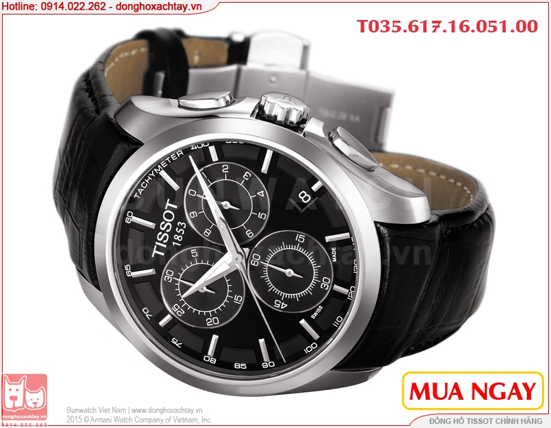 donghoxachtay.vn|đồng hồ tissot nam t035.617.16.051