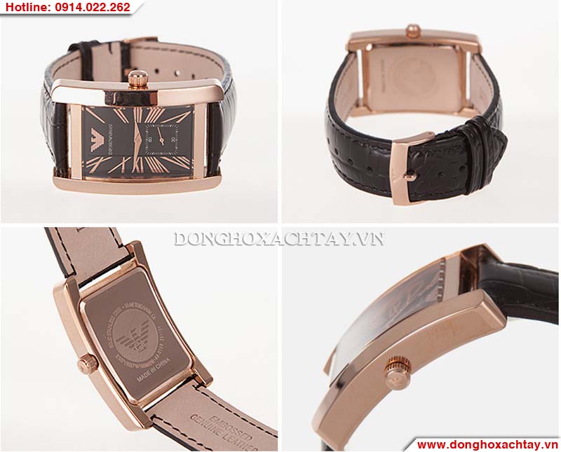 Đồng hồ dây da AR0168