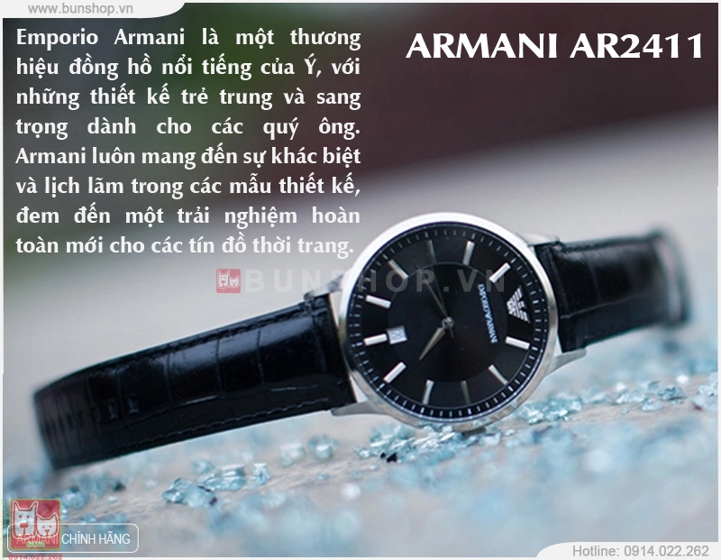 bunshop.vn|đồng hồ nam armani ar2411