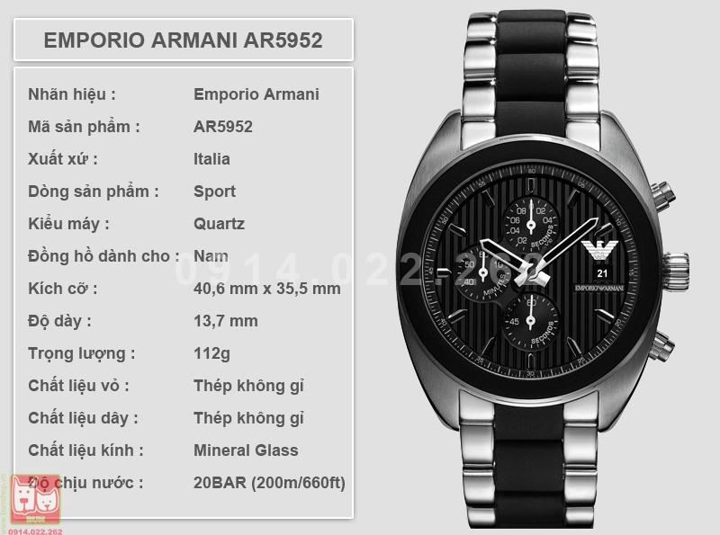 bunshop.vn|armani nam chính hãng ar5952