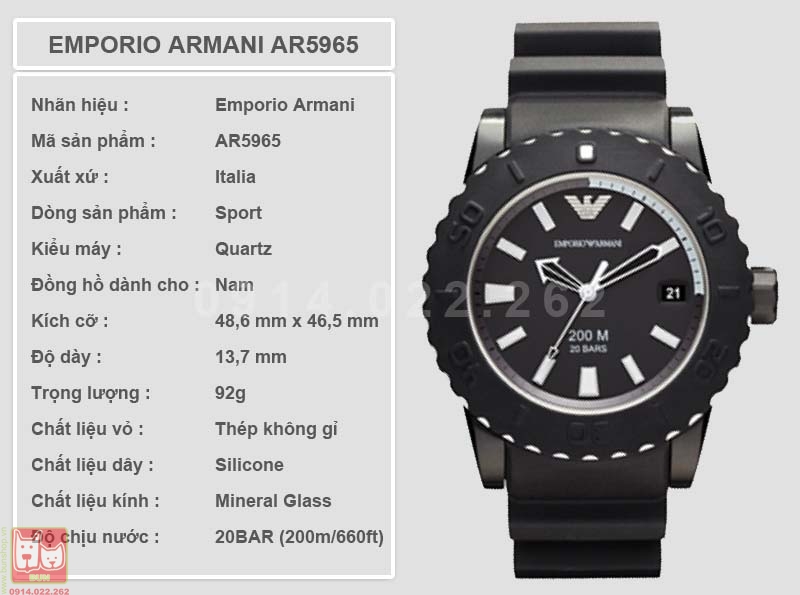 bunshop.vn|armani nam ar5965 chính hãng