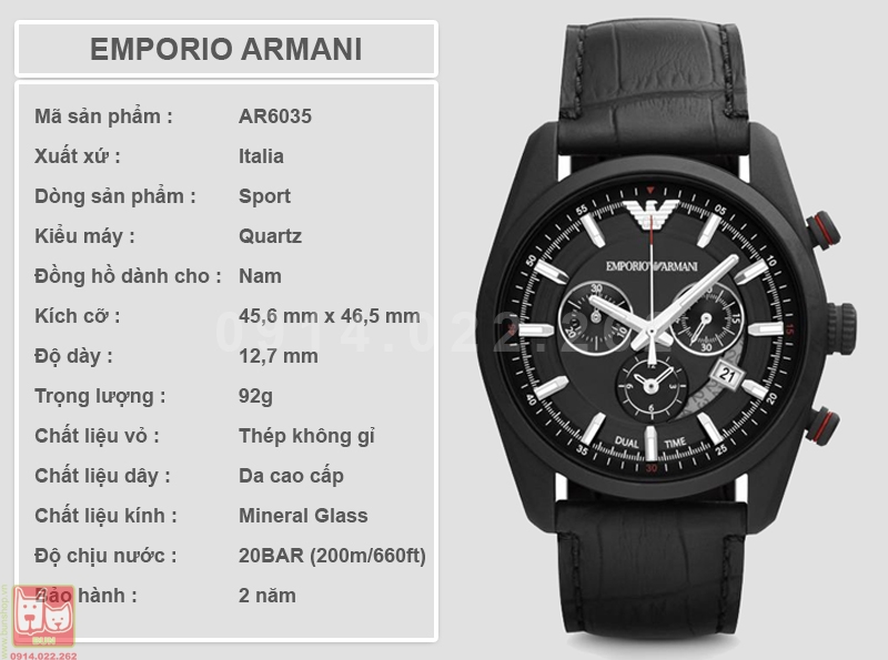 bunshop.vn|armani nam ar6035