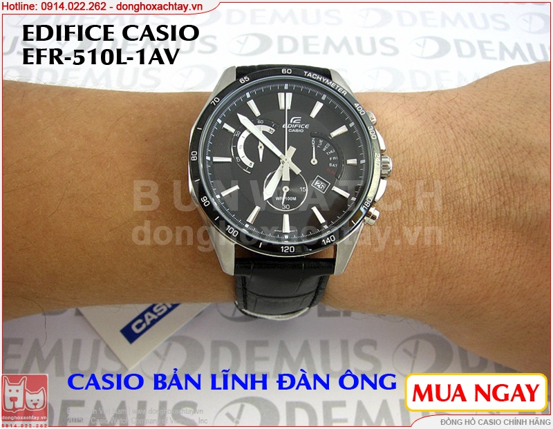donghoxachtay.vn|đồng hồ nam casio efr-510l-1av chính hãng