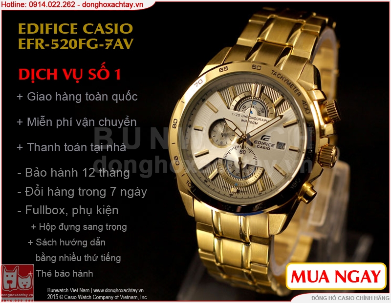 donfhoxachtay.vn|đồng hồ chính hãng casio efr-520fg-7av