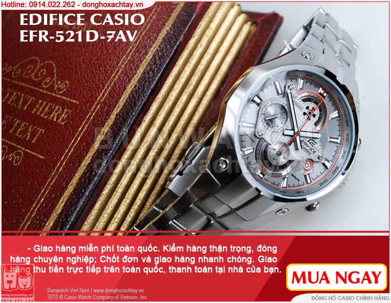 donghoxachtay.vn|đồng hồ casio nam efr-521d-7av