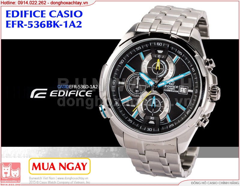 donghoxachtay.vn|đồng hồ casio nam efr-536d-1a2