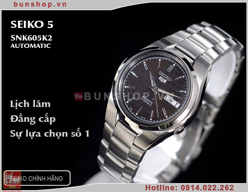 bunshop.vn|đồng hồ seiko chính hãng snk605k2